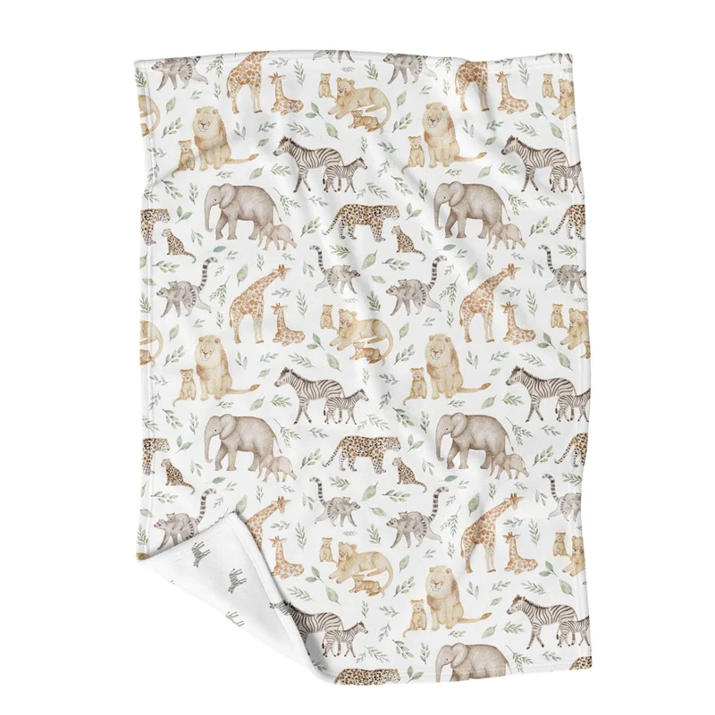 Petite Couverture Minky - Savannah