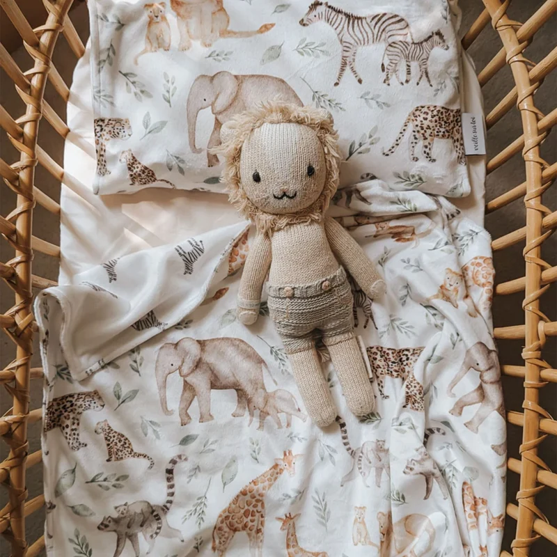 Petite Couverture Minky - Savannah