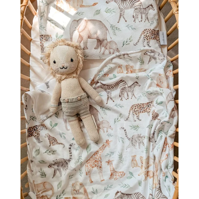 Petite Couverture Minky - Savannah