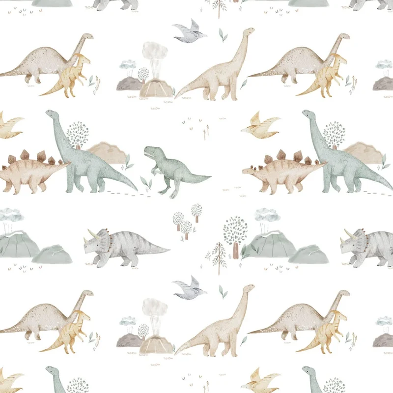 Petite Couverture Minky - Jurassique