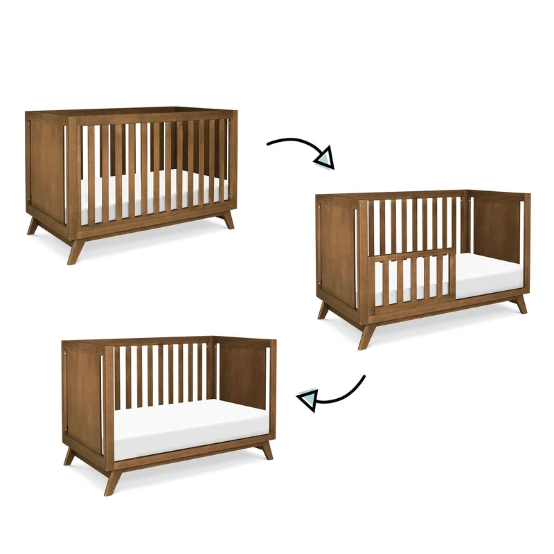 Couchette Convertible 3-en-1 Otto - Noyer
