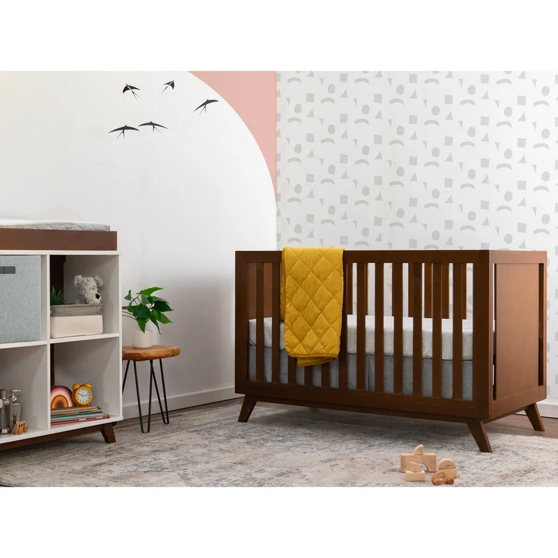 Couchette Convertible 3-en-1 Otto - Noyer