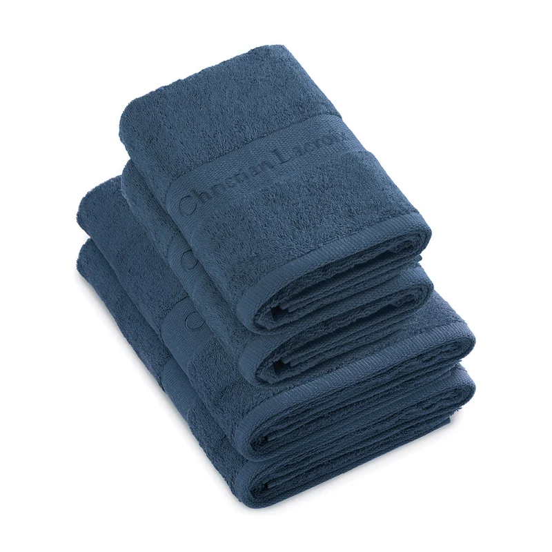 Set de 2 serviettes et 2 draps de bain