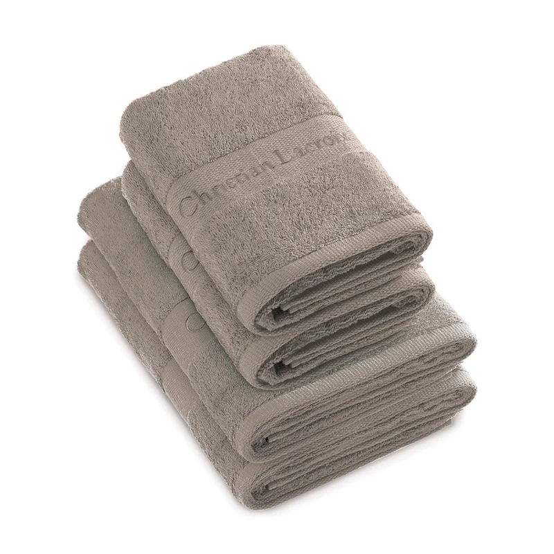 Set de 2 serviettes et 2 draps de bain