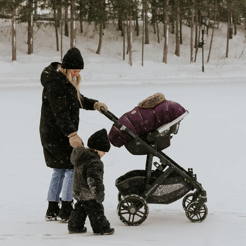 Housse d’hiver pour siège d’auto – Prune