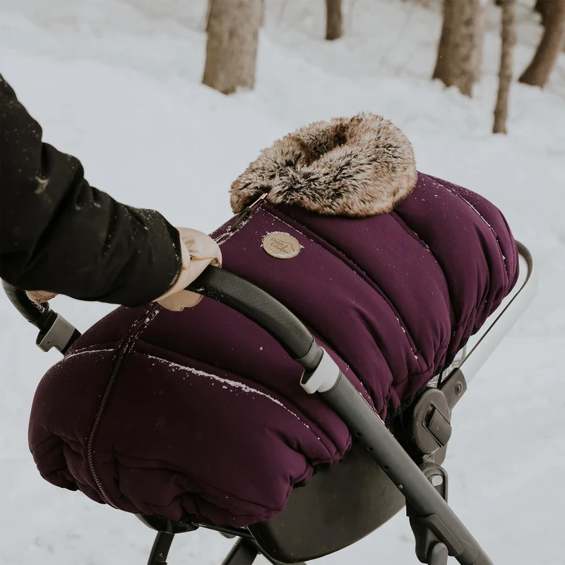 Housse d’hiver pour siège d’auto – Prune