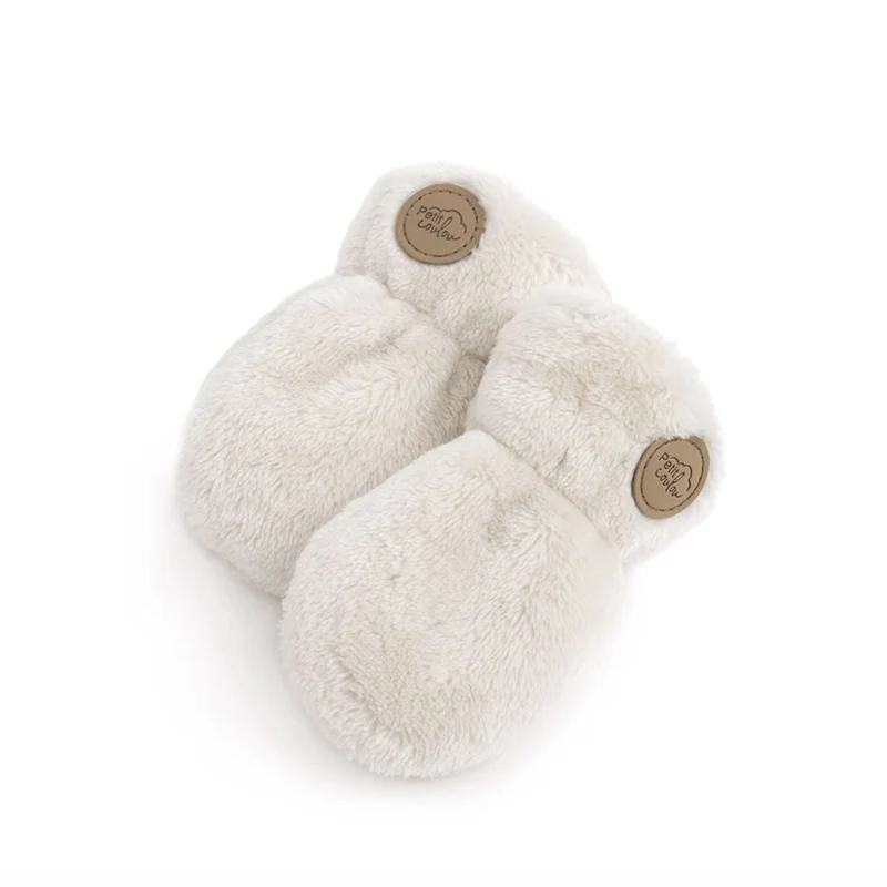 Coffret-cadeau Ourson pour bébé (4 accessoires) - Crème 0-6m