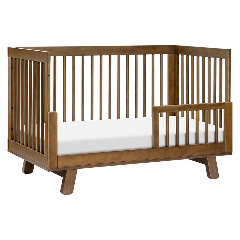 Couchette Convertible 3 en 1 Hudson - Noyer Naturel