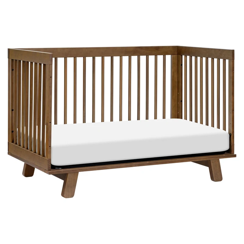 Couchette Convertible 3 en 1 Hudson - Noyer Naturel