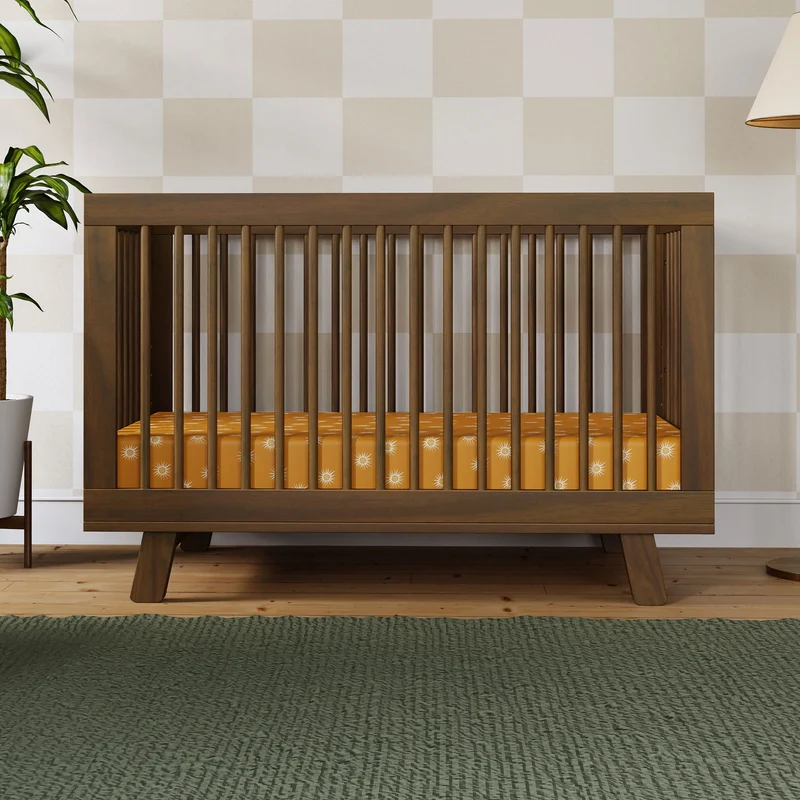 Couchette Convertible 3 en 1 Hudson - Noyer Naturel
