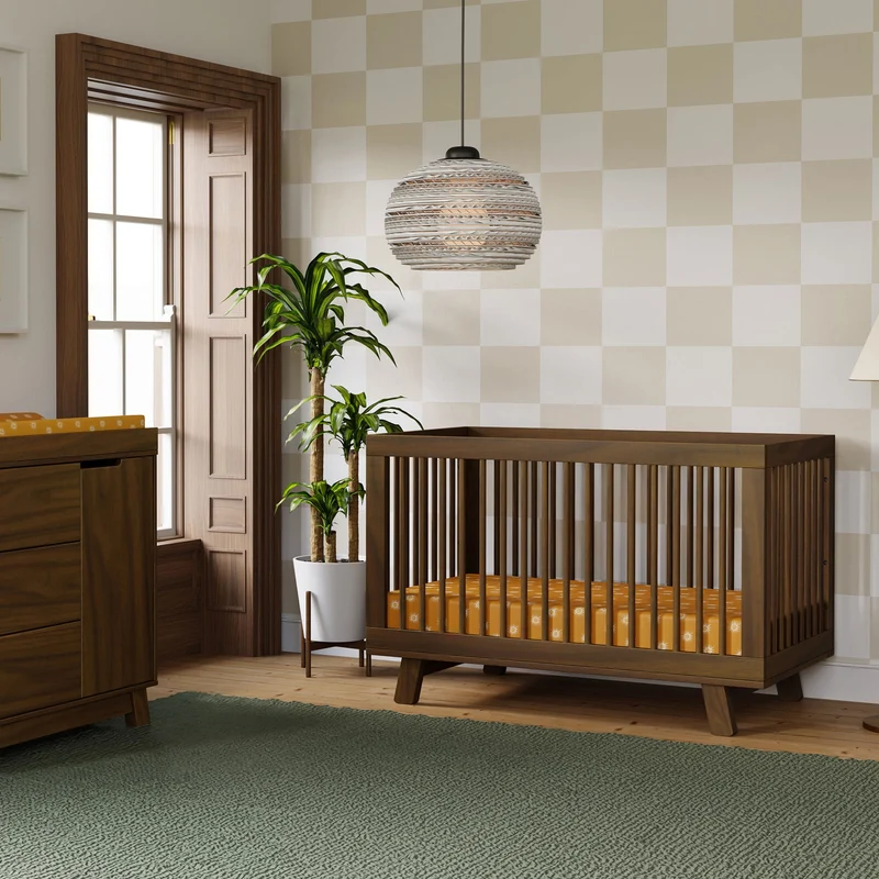 Couchette Convertible 3 en 1 Hudson - Noyer Naturel