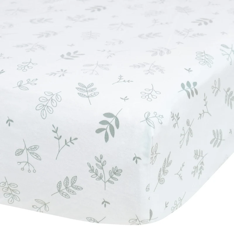 Drap Contour pour lit de Bébé - Feuillage