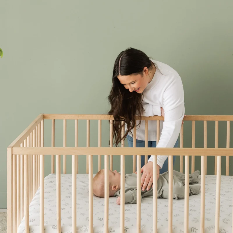 Drap Contour pour lit de Bébé - Feuillage
