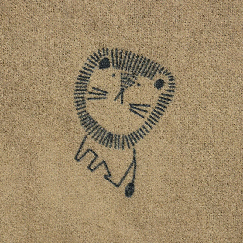 Ensemble de 2 Couvertures en Flanelle - Lions
