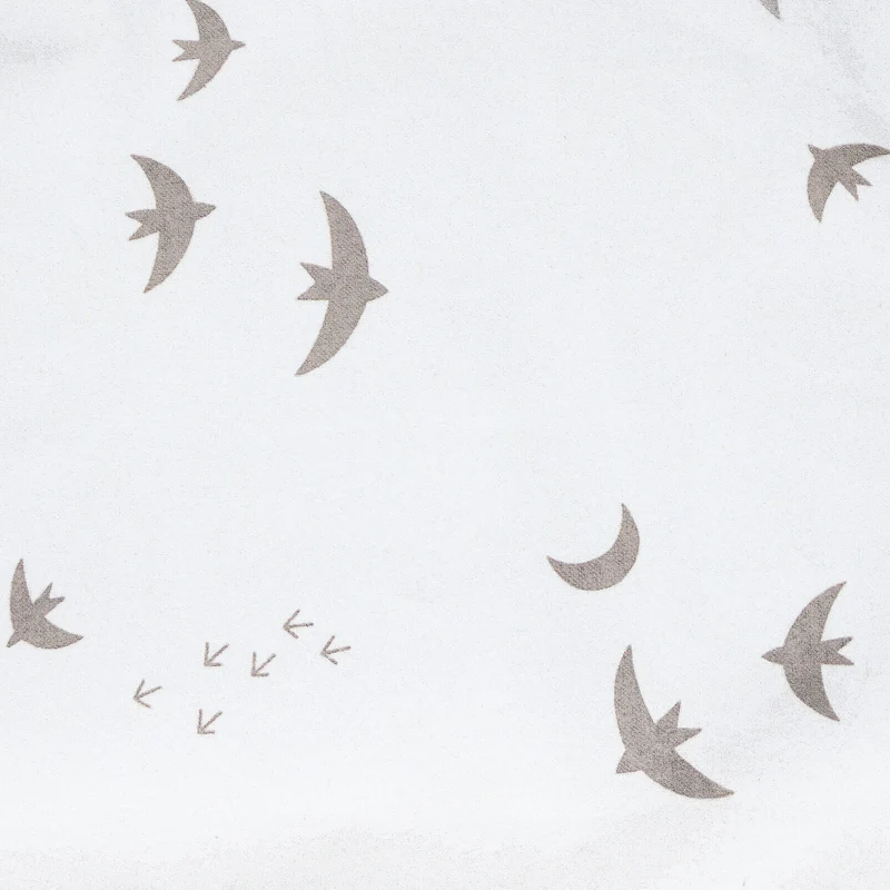 Drap Contour pour lit de Bébé - Oiseaux