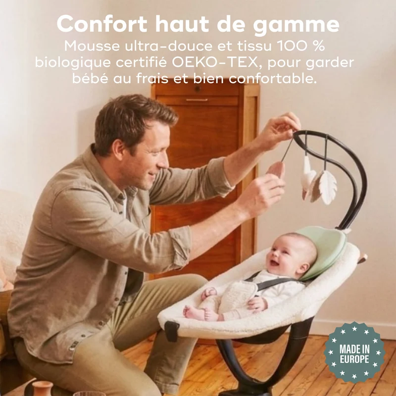 Coussin Coeur Ergo Sauge