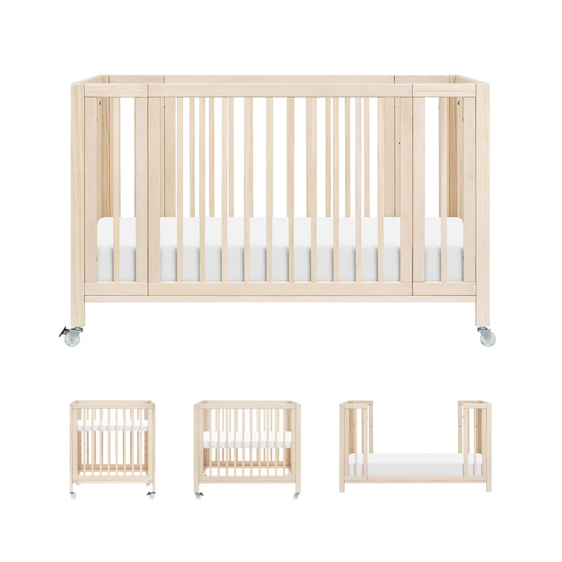 Couchette Convertible 9-en-1 Rolli - Naturel Lavé