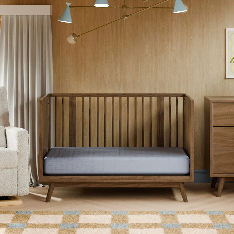 Couchette Convertible Palma 8-en-1 - Noyer Naturel