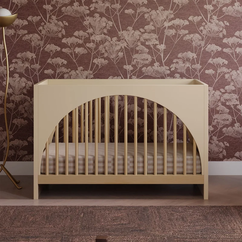 Couchette Convertible 3-en-1 Moab - Taupe/Cendre
