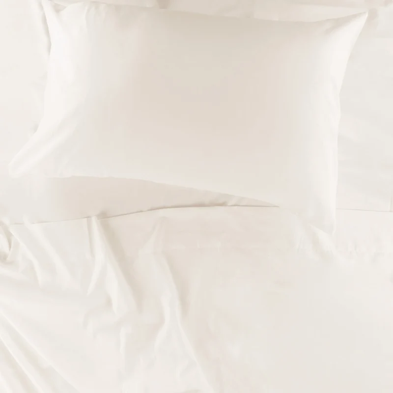 Ensemble Draps Lit Simple - Ivoire