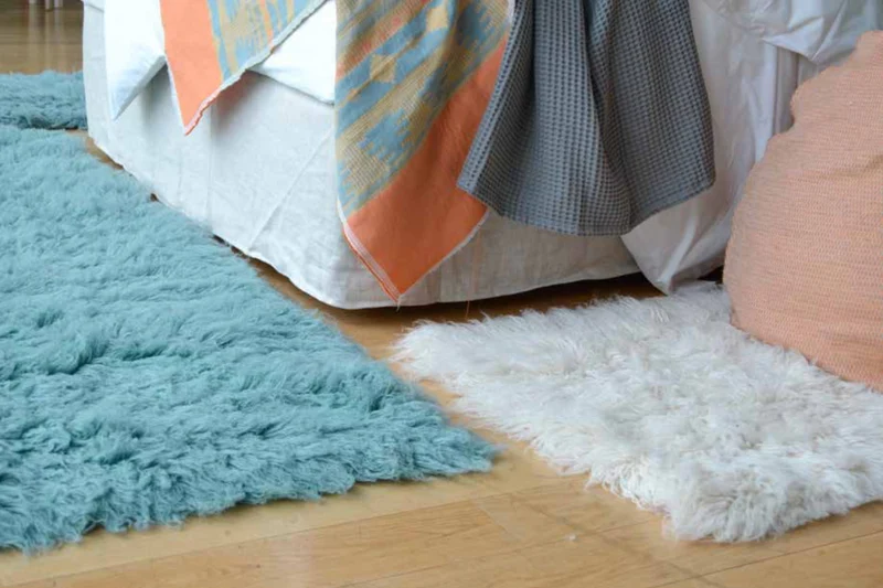 Tapis Flokati en 100% laine vierge