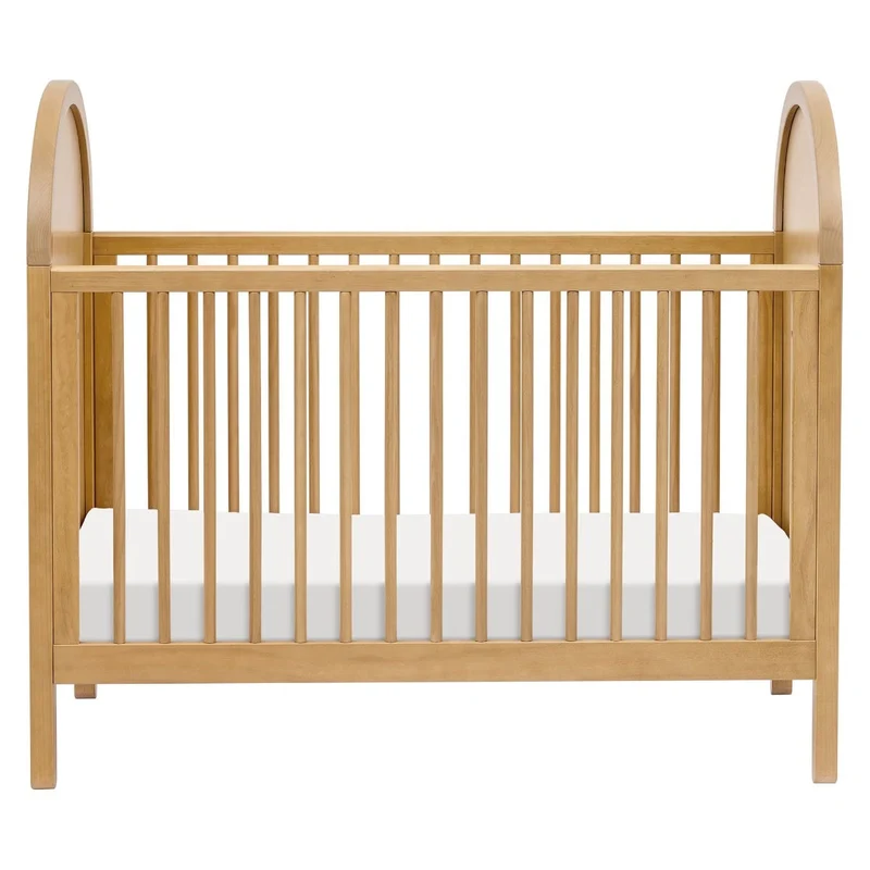 Couchette Convertible 3-en-1 Bondi Cane avec Kit de Conversion Lit pour Tout-petit - Miel / Rotin