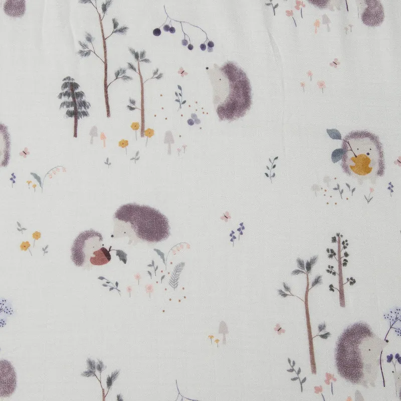 Couverture Mousseline Bambou - Hérissons