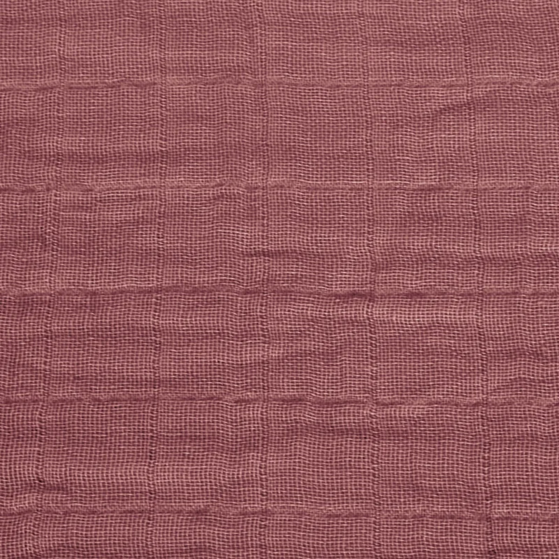 Couverture mousseline de coton - Framboise