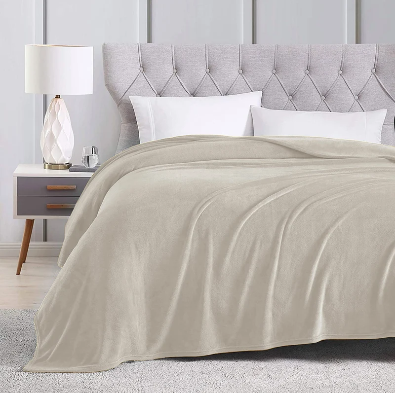 Couverture 60X80 Peluche Taupe
