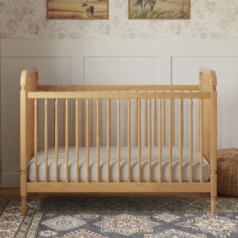Couchette Convertible 3-en-1 Liberty avec Kit de Conversion- Miel