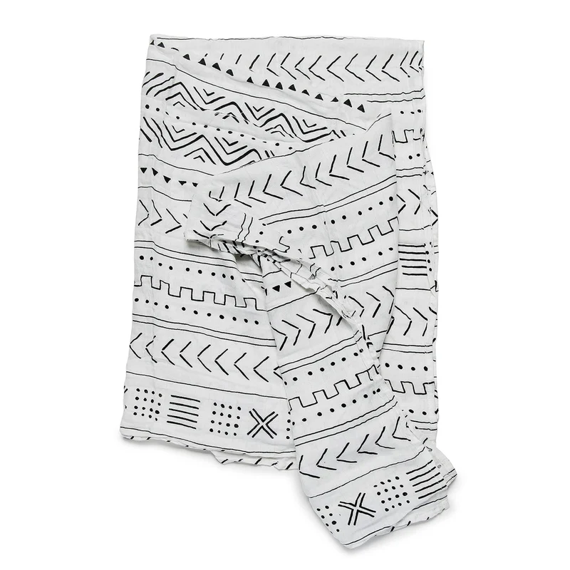 Couverture Mousseline Bambou - Blanche