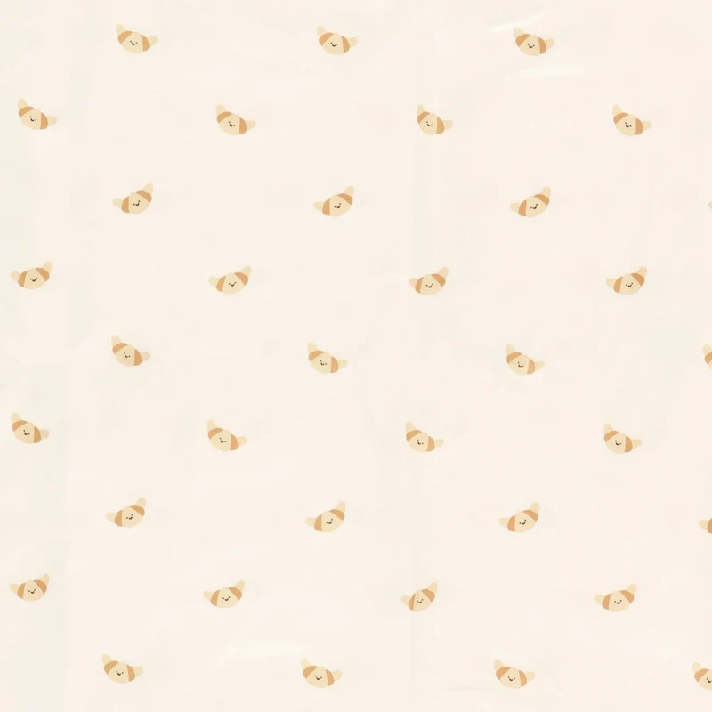Ensemble Draps pour Lit Double - Croissants