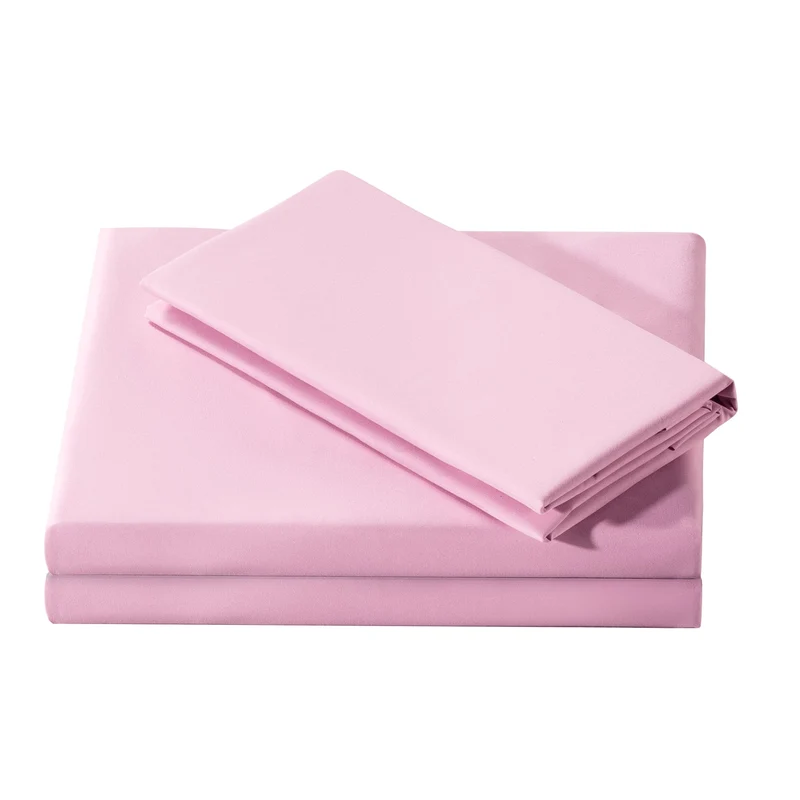 Ensemble Draps Lit Simple - Rose