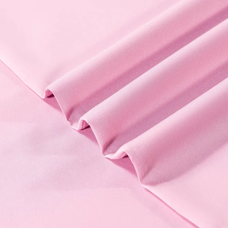 Ensemble Draps Lit Double - Rose