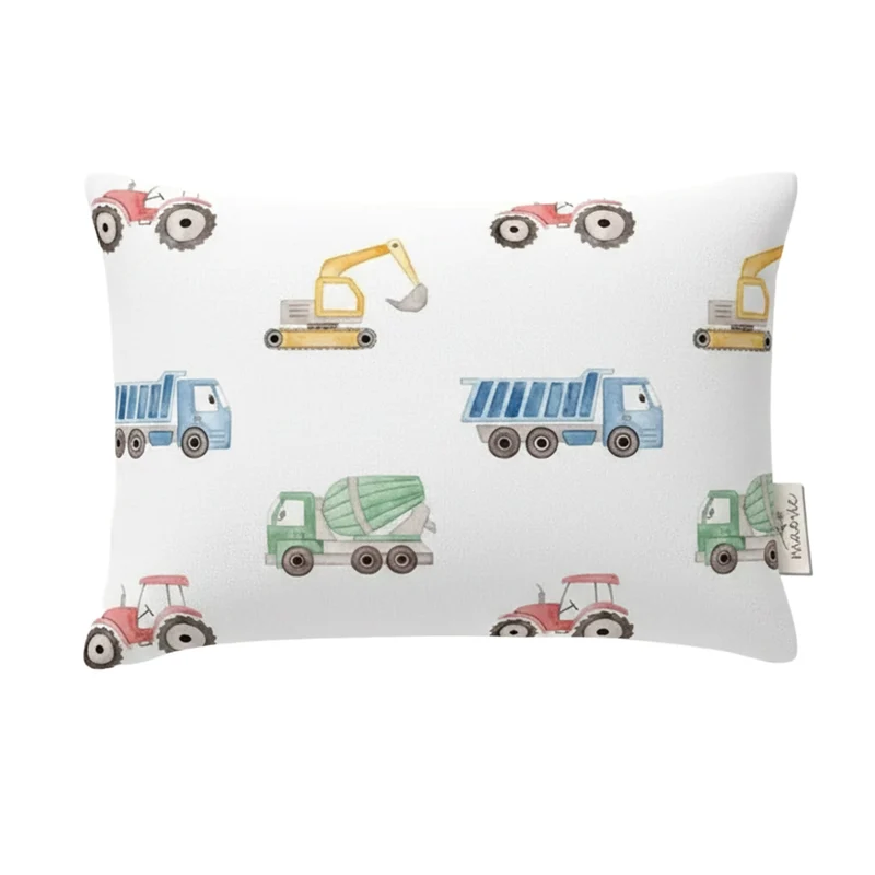 Oreiller Enfant Format Mini 2-5ans - Camions Henri