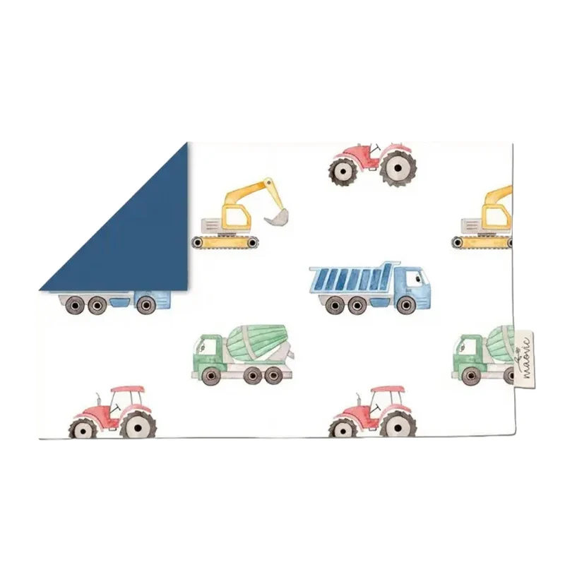 Oreiller Enfant Format Mini 2-5ans - Camions Henri