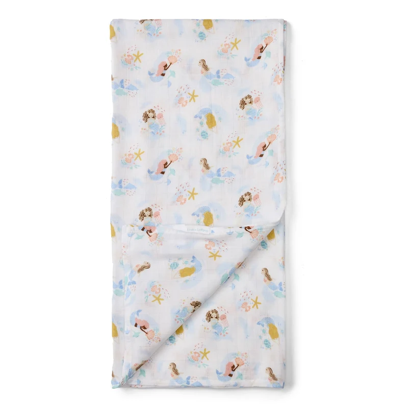Couverture Mousseline Bambou - Sirène