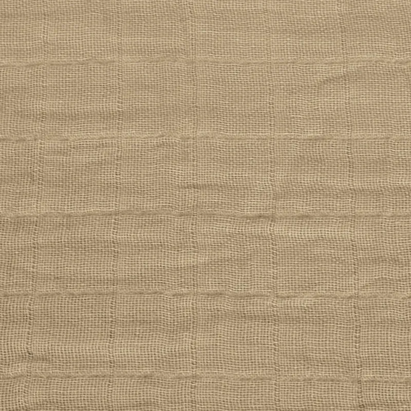 Couverture mousseline de coton - Sable