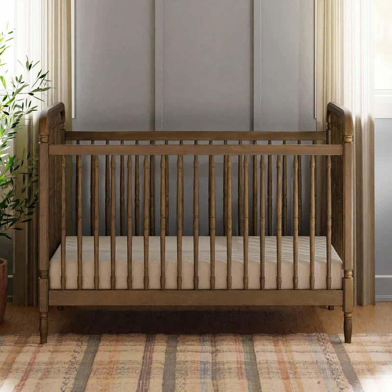 Couchette Convertible 3-en-1 Liberty avec Kit de Conversion - Noyer Naturel