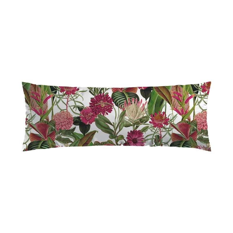 Taie(s) d'oreiller satin de coton - Garden vert