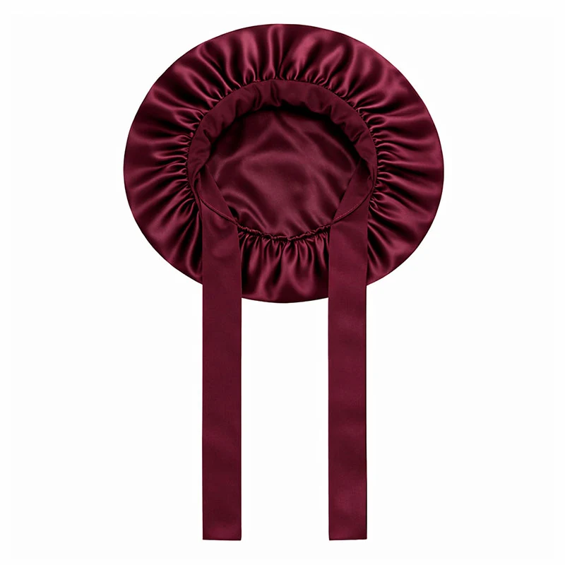 Bonnet de nuit en soie ajustable XL