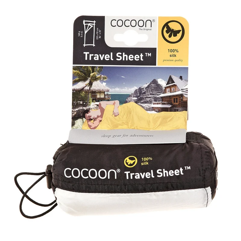 Drap de sac de couchage en soie standard Rectangulaire - Cocoon