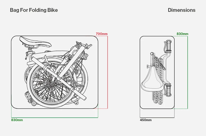 HOUSSE POUR VÉLO PLIANT