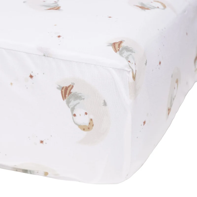 Drap Contour Bébé Hiboux