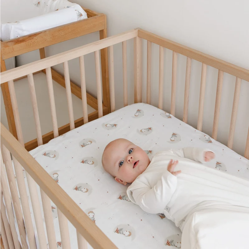 Drap Contour Bébé Hiboux