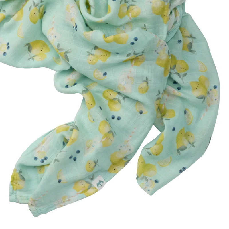 Couverture Mousseline Bambou - Limonade