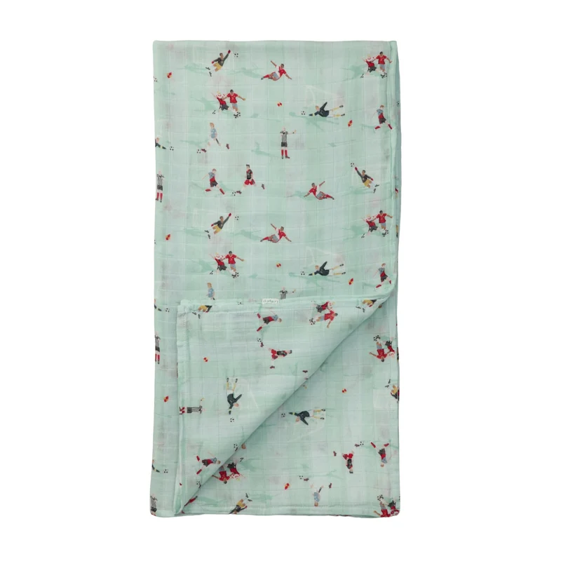 Couverture Mousseline Bambou - Soccer