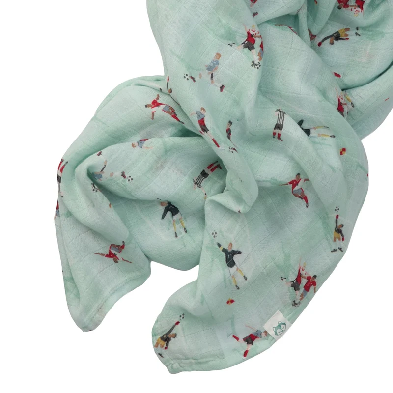 Couverture Mousseline Bambou - Soccer