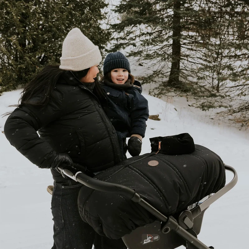 Housse légère pour siège d'auto (-5°C à 15°C) - Noir