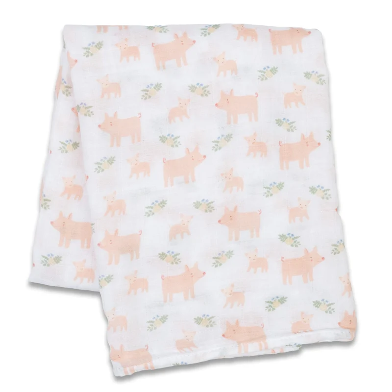Couverture Mousseline - Cochonnets